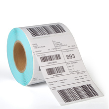 Blank custom roll direct thermal label sticker paper label plain